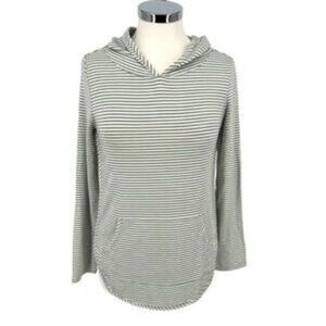 NWT Market & Spruce Hoodie Womens Stitch Fix Mint Striped Pullover